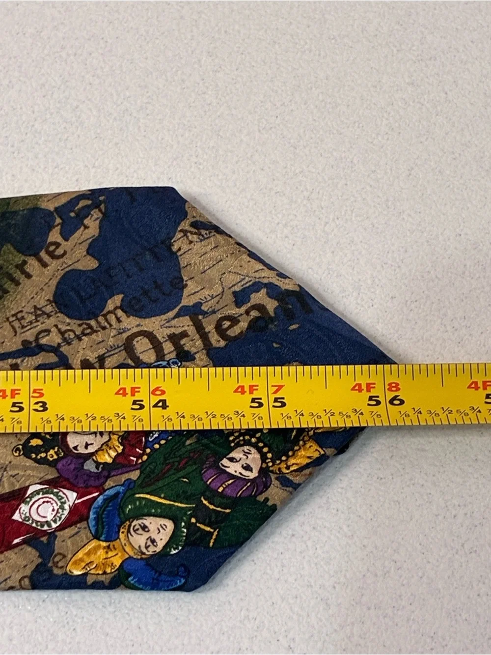 Tabasco Silk Tie Baton Rouge Mardi Gras Music Creole Whimsical